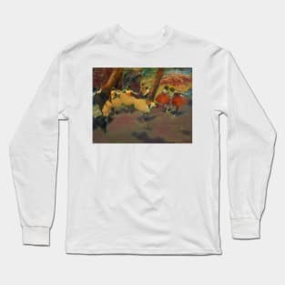 Before the Performance by Edgar Degas Long Sleeve T-Shirt